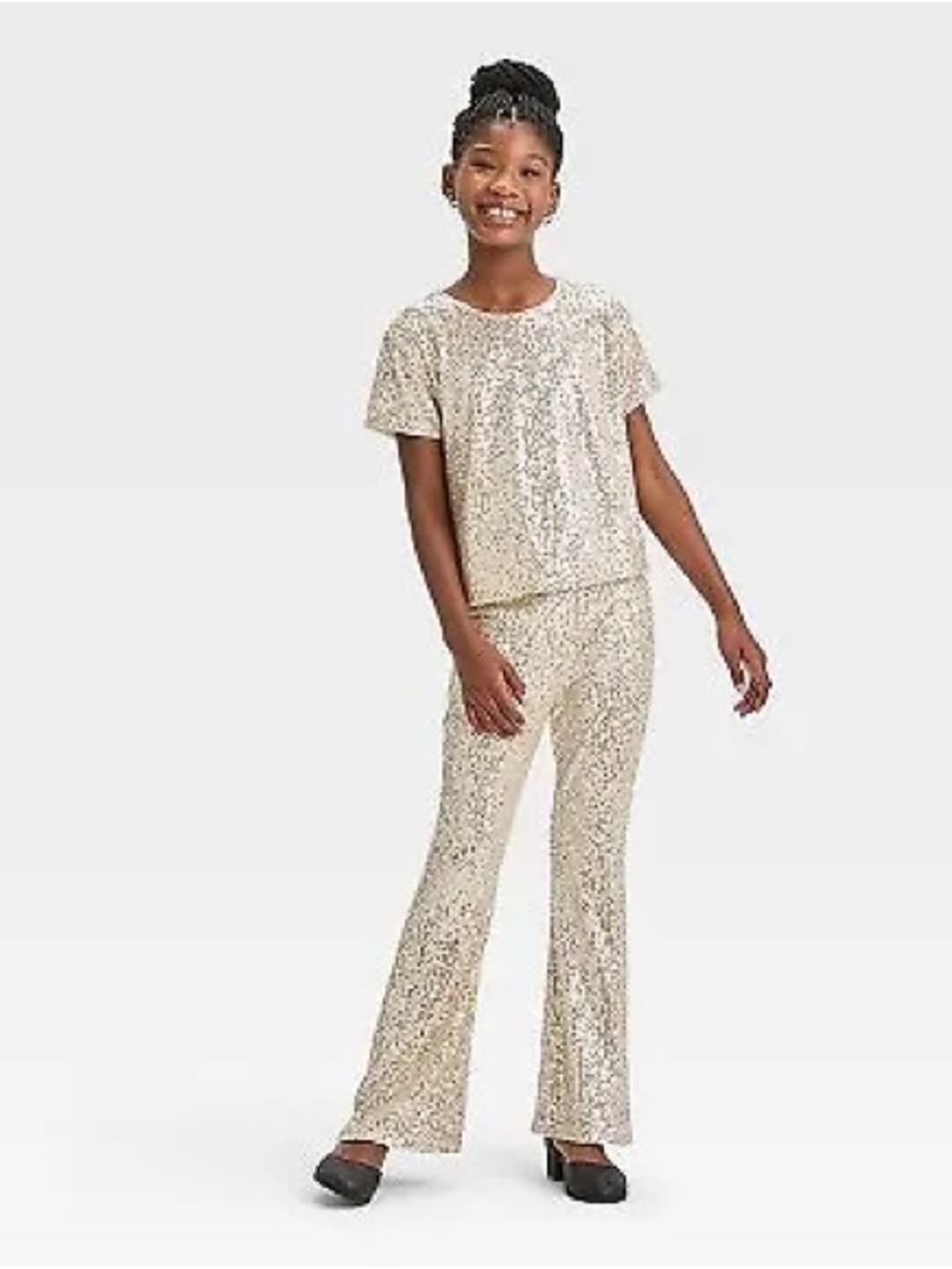 Target Art Class sequin pants & shirt set Girls’ XL NWT
